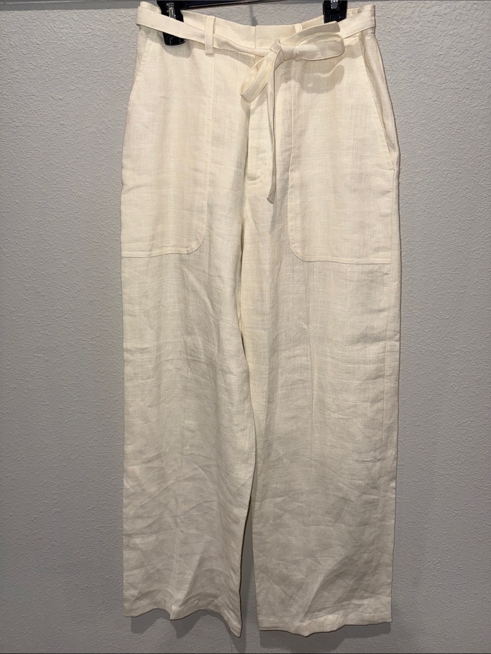 Women’s Banana Republic Cream Linen Pants